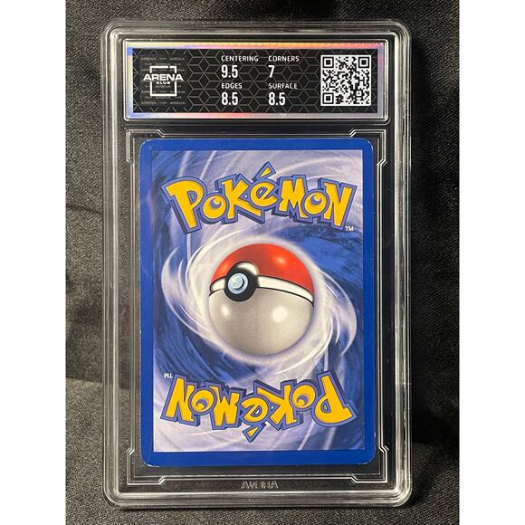 2000 Blastoise #2 Pokémon Base Set 2 Holo Rare ArenaClub Graded NEAR MINT+ 7.5 - Picture 3 of 4